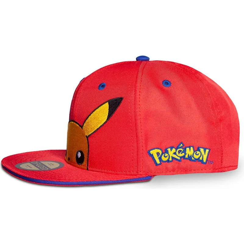 mutzen-flach-rot-snapback-fur-kinder-von-difuzed