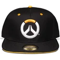 cappello-piatto-nero-snapback-logo-overwatch-di-difuzed