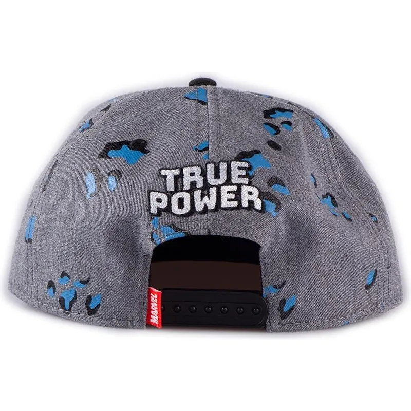 graue-flatcap-snapback-iron-man-true-power-marvel-comics-von-difuzed