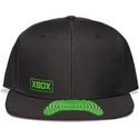 cappello-piatto-nero-snapback-xbox-visor-controller-microsoft-di-difuzed
