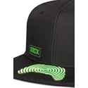 cappello-piatto-nero-snapback-xbox-visor-controller-microsoft-di-difuzed