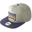 cappello-piatto-verde-regolabile-con-logo-retro-eternal-doom-di-difuzed