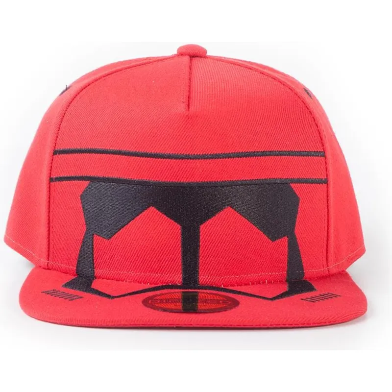 berretto-piatto-rosso-snapback-sith-trooper-episode-ix-star-wars-di-difuzed