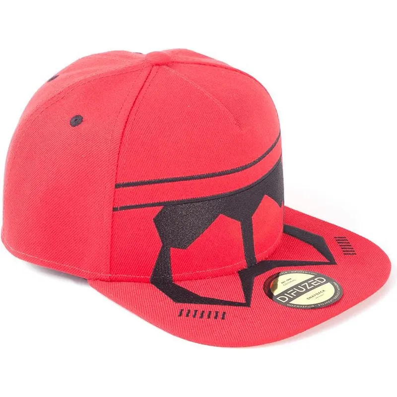 berretto-piatto-rosso-snapback-sith-trooper-episode-ix-star-wars-di-difuzed