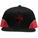 cappello-piatto-nero-e-rosso-snapback-chandra-magic-the-gathering-di-difuzed