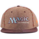 berretto-piatto-marrone-snapback-core-magic-the-gathering-di-difuzed