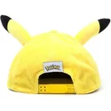 difuzed-flat-brim-pikachu-plush-pokemon-yellow-snapback-cap