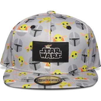 graue-snapback-kappe-fur-jungen-grogu-baby-yoda-the-mandalorian-star-wars-von-difuzed