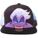 berretto-piatto-nero-snapback-ursula-la-sirenetta-disney-di-difuzed
