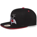 schwarze-snapback-flachkappe-silvestre-space-jam-looney-tunes-von-difuzed