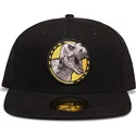 cappello-piatto-nero-snapback-t-rex-dinosauro-jurassic-park-di-difuzed