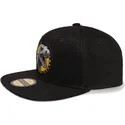 cappello-piatto-nero-snapback-t-rex-dinosauro-jurassic-park-di-difuzed