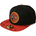 schwarze-und-rote-snapback-cap-deadpool-graffiti-marvel-comics-von-difuzed