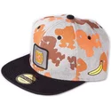 cappello-piatto-grigio-e-nero-snapback-donkey-kong-super-mario-bros-di-difuzed