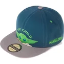blaue-und-graue-snapback-flatcap-fur-kinder-grogu-baby-yoda-the-child-the-mandalorian-star-wars-von-difuzed