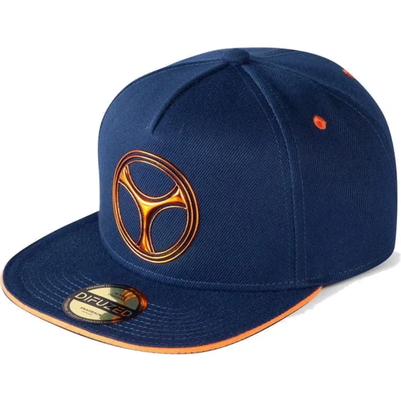 cappelli-piatta-blu-snapback-di-difuzed