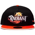 cappello-snapback-piatto-nero-e-arancione-con-logo-radiant-di-difuzed