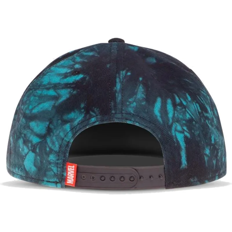 cappello-piatto-blu-e-nero-snapback-true-power-marvel-comics-di-difuzed