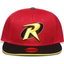 cappello-snapback-piatto-rosso-e-nero-robin-dc-comics-di-difuzed