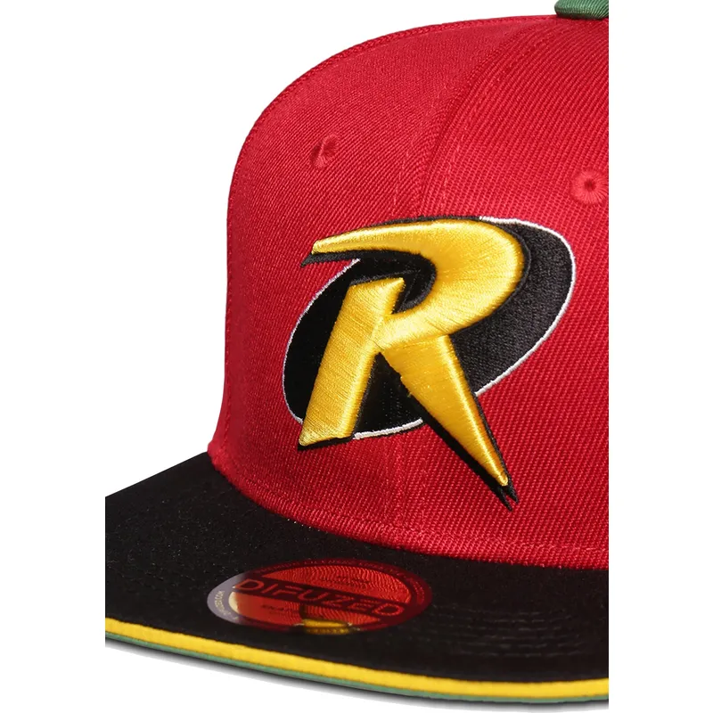 cappelli-piatta-rosso-snapback-di-difuzed