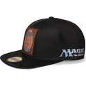 casquette-plate-noire-snapback-card-magic-the-gathering-difuzed