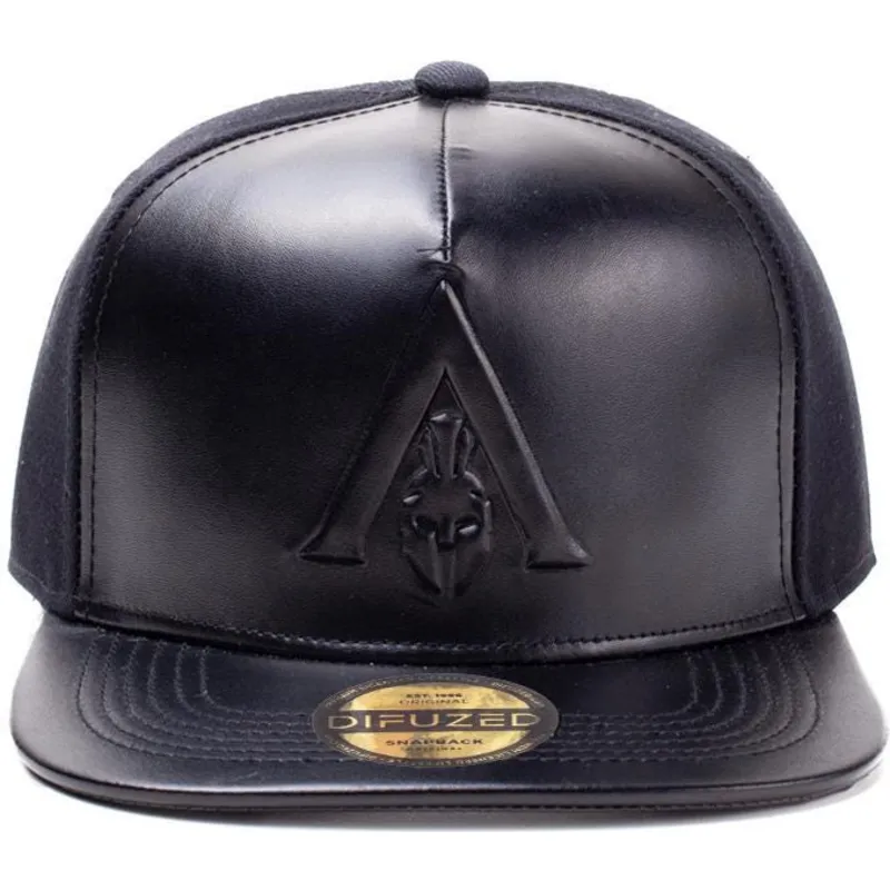 casquette-plate-noire-snapback-premium-odyssey-logo-assassins-creed-difuzed