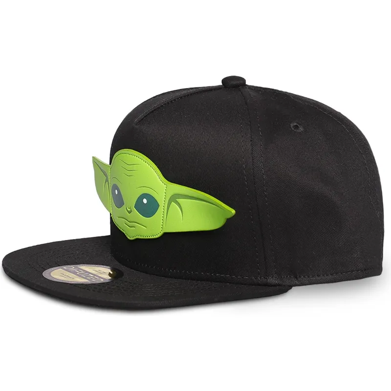 schwarze-flache-snapback-kappe-grogu-baby-yoda-the-mandalorian-star-wars-von-difuzed