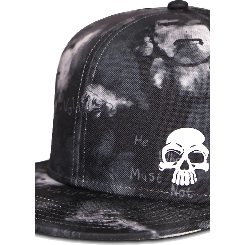 cappello-piatto-nero-snapback-voldemort-all-over-printed-wizards-unite-harry-potter-di-difuzed