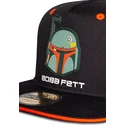 cappello-piatto-nero-e-arancione-snapback-per-bambino-boba-fett-bounty-hunter-the-mandalorian-star-wars-di-difuzed