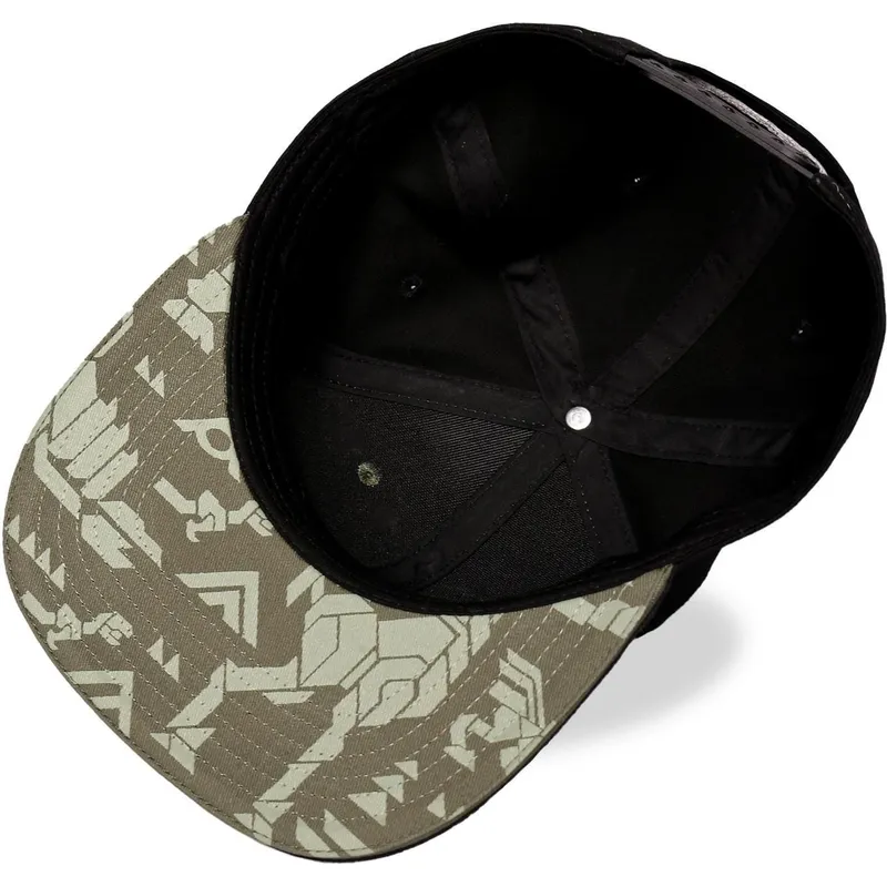 cappello-piatto-verde-e-nero-snapback-forbidden-west-horizon-di-difuzed