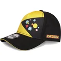 schwarze-snapback-cap-mit-gebogenem-schirm-pac-man-von-difuzed