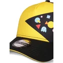 schwarze-snapback-cap-mit-gebogenem-schirm-pac-man-von-difuzed