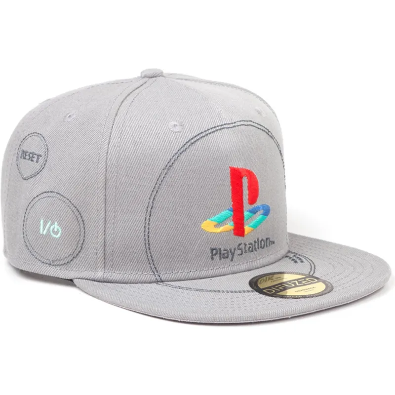 mutzen-flach-grau-snapback-von-difuzed mutzen-flach-grau-snapback-von-difuzed