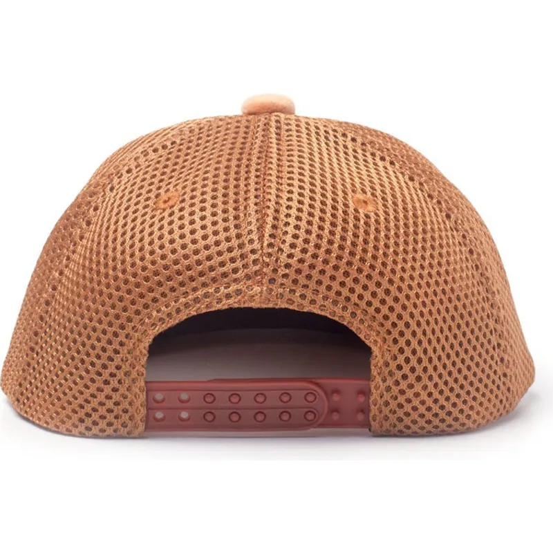 cappelli-piatta-marrone-snapback-per-bambino-di-difuzed