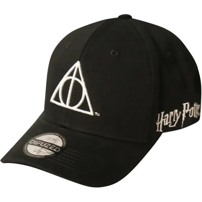 cappellino-curvo-nero-snapback-i-doni-della-morte-harry-potter-di-difuzed