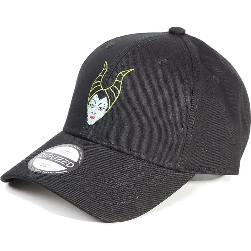 schwarze-verstellbare-curved-cap-maleficent-disney-von-difuzed