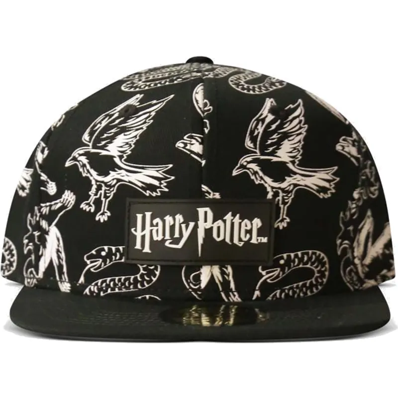berretto-piatto-nero-snapback-3d-embroidery-harry-potter-di-difuzed