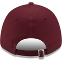 mutzen-gebogen-rot-verstellbares-band-granate-9forty-league-essential-der-new-york-yankees-mlb-von-new-era
