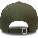 mutzen-gebogen-grun-verstellbares-band-9forty-league-essential-der-new-york-yankees-mlb-von-new-era