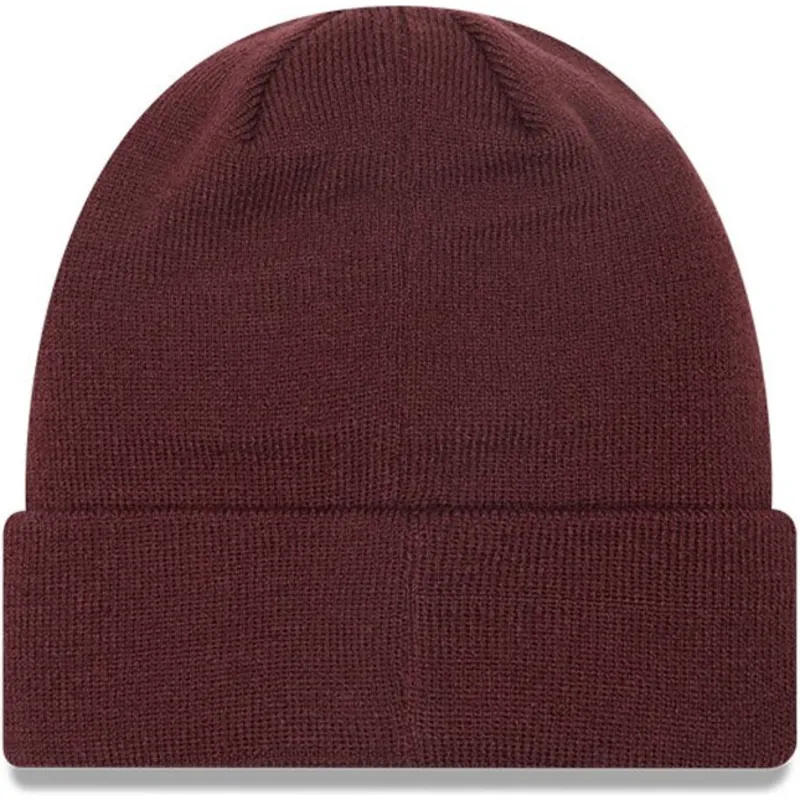 cappelli-rosso-granate-cuff-beanie-league-essential-dei-new-york-yankees-mlb-di-new-era