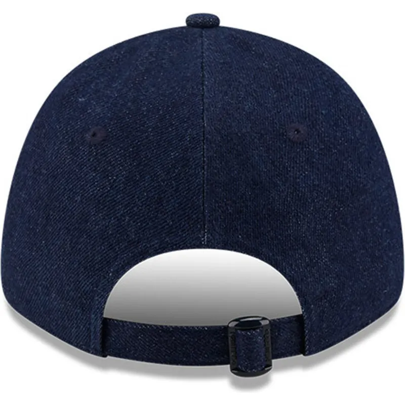 cappelli-curva-blu-marino-cinghia-regolabile-9forty-denim-dei-new-york-yankees-mlb-di-new-era