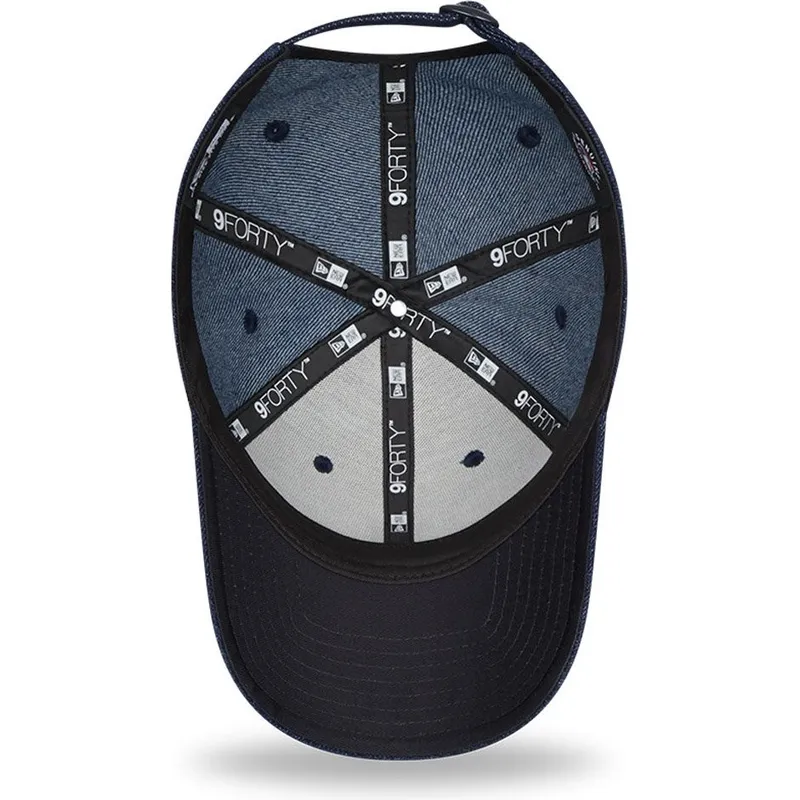 mutzen-gebogen-marineblau-verstellbares-band-9forty-denim-der-new-york-yankees-mlb-von-new-era