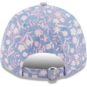 cappelli-curva-blu-cinghia-regolabile-rosa-9forty-floral-dei-new-york-yankees-mlb-di-new-era