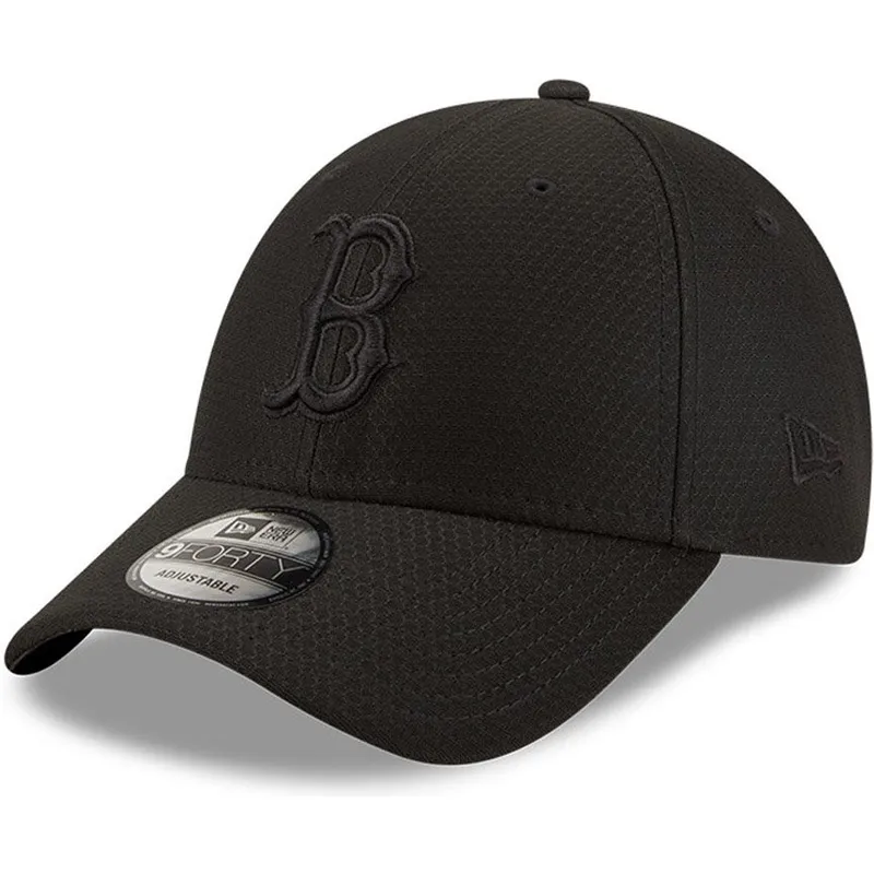 cappelli-curva-nero-snapback-9forty-mono-team-colour-dei-boston-red-sox-mlb-di-new-era