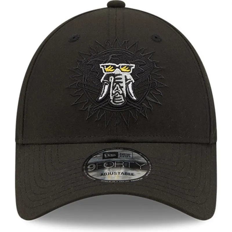 cappelli-curva-nero-snapback-9forty-elemental-dei-oakland-athletics-mlb-di-new-era