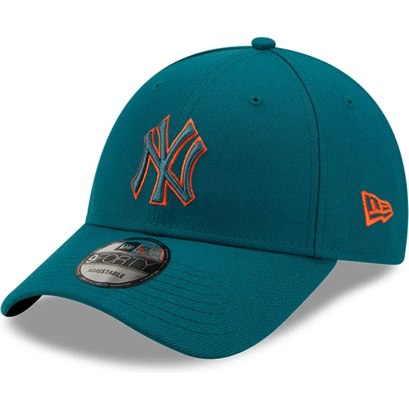 mutzen-gebogen-blau-verstellbares-band-9forty-pop-outline-der-new-york-yankees-mlb-von-new-era