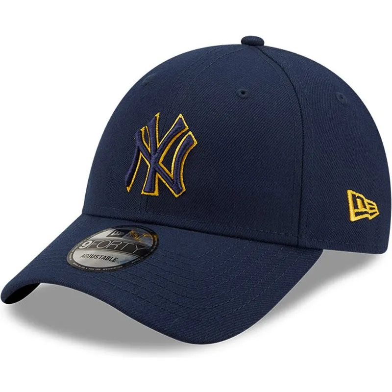 cappelli-curva-blu-marino-cinghia-regolabile-9forty-pop-outline-dei-new-york-yankees-mlb-di-new-era cappelli-curva-blu-marino-cinghia-regolabile-9forty-pop-outline-dei-new-york-yankees-mlb-di-new-era