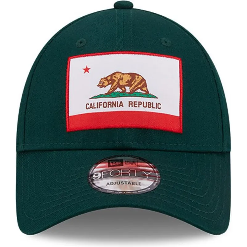 cappelli-curva-verde-cinghia-regolabile-9forty-us-state-dei-california-republic-di-new-era cappelli-curva-verde-cinghia-regolabile-9forty-us-state-dei-california-republic-di-new-era