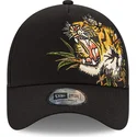 cappellino-curvo-nero-snapback-9forty-e-frame-tattoo-pack-con-tigre-di-new-era