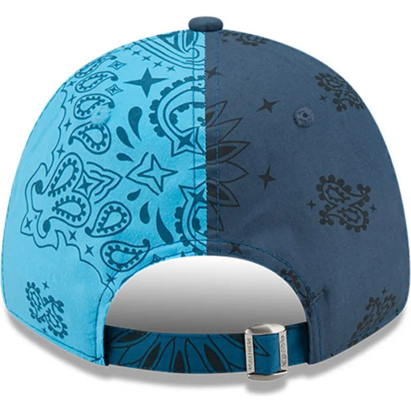 cappelli-curva-blu-cinghia-regolabile-9forty-paisley-print-dei-new-york-yankees-mlb-di-new-era